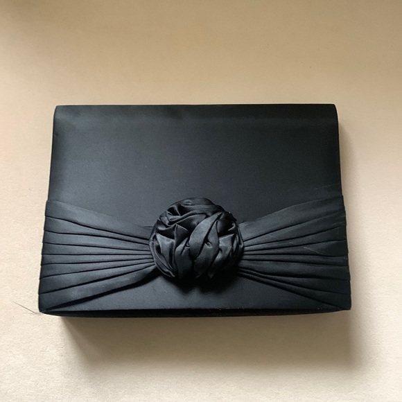 SATIN BAG ROSE_NAVY main image 1
